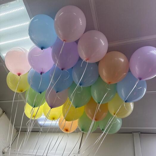 Juego de globos de helio 627-en el techo 25 piezas ( diseño de aeródromo )
