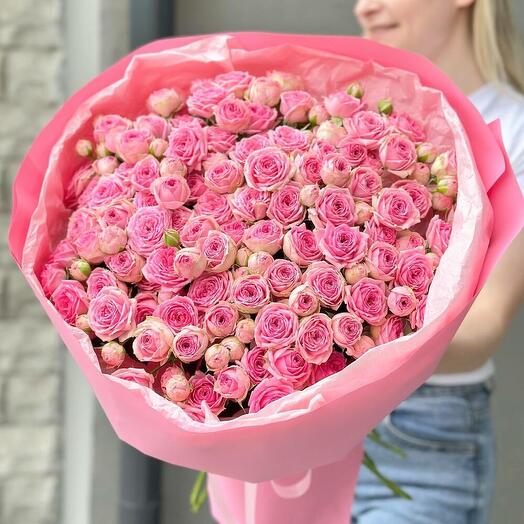 25 кустовых роз