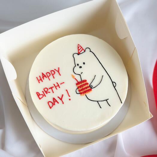 Бенто-торт М Happy birthday