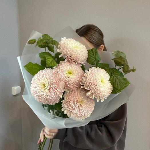 Букет из нежных хризантем 🌸