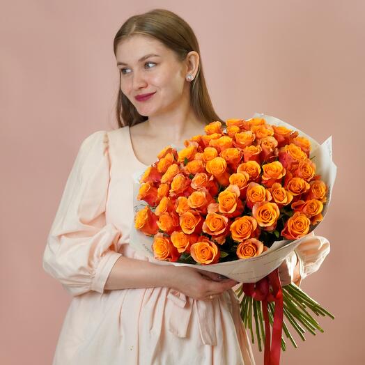 Букет «Испания» 51 шт