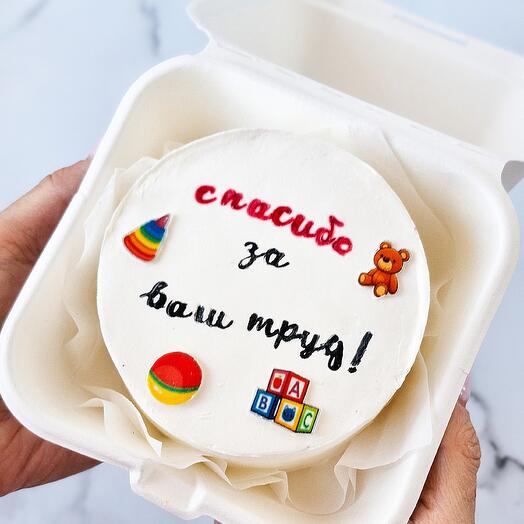 Бенто торт с печатью