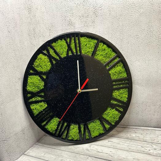 Часы настенные Магические с эпоксидной смолой D-32