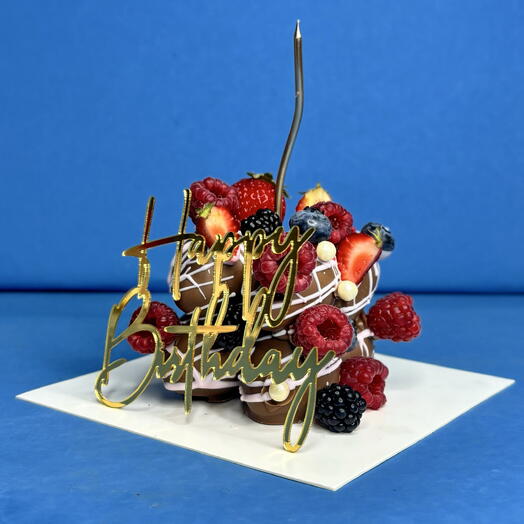 Торт из клубники в шоколаде ягодный бум