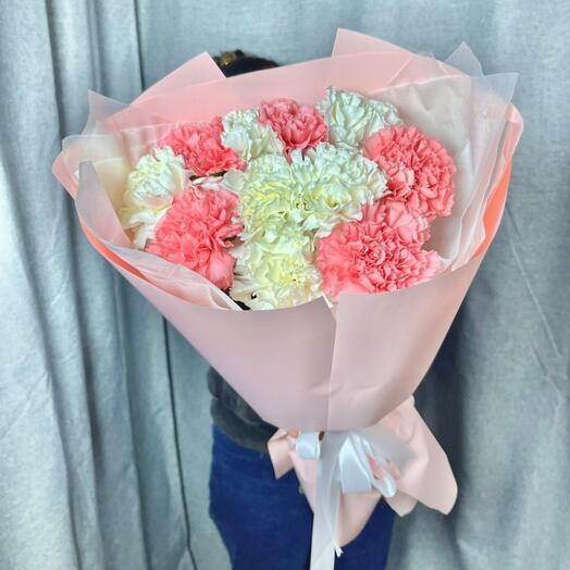 Букет-комплимент из диантусов ,,Сладость"🌸