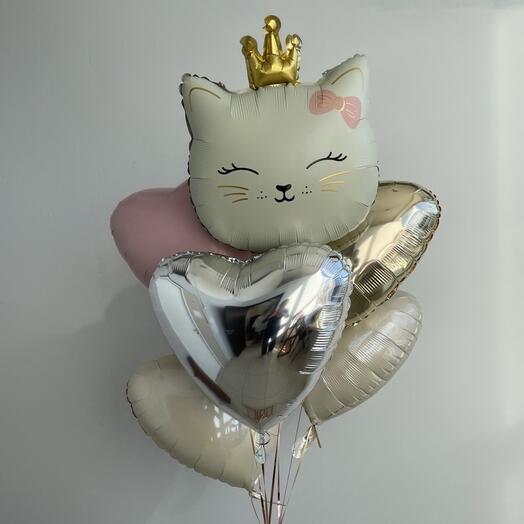 Нежный микс с кошкой 7 шт