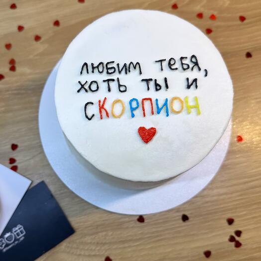 Бенто торт скорпион