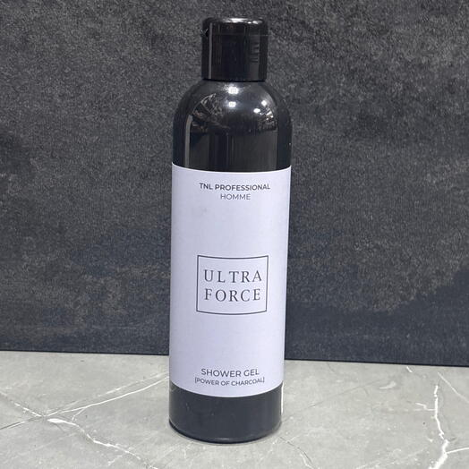ULTRA FORCE гель для душа с черным углем, мужской