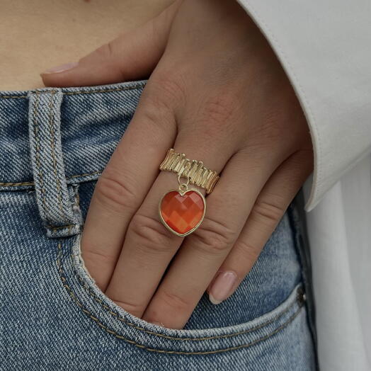 Кольцо Orange love