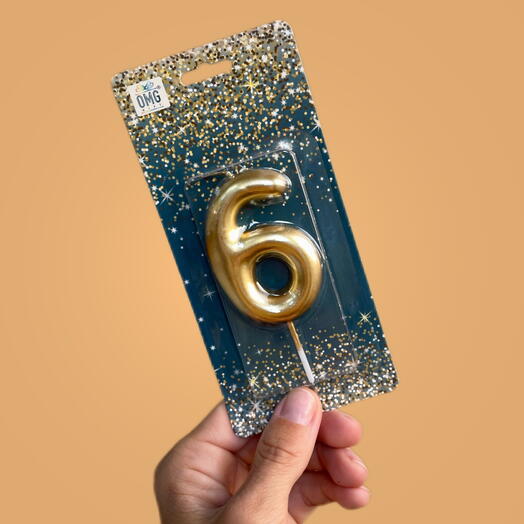 Свеча цифра в торт