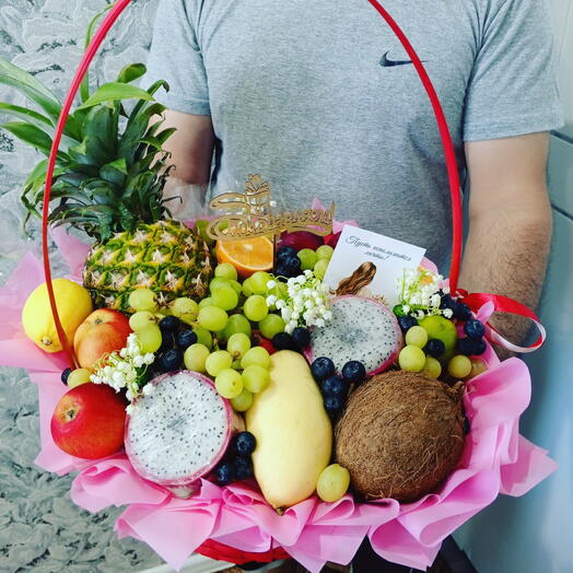 Фруктовая корзина тропический микс
