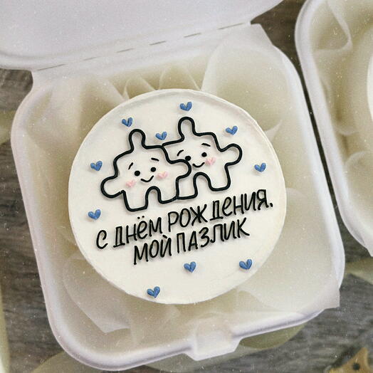 Бенто торт для второй половинки Пазл