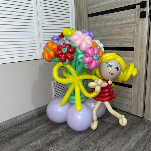 Кукла на ромашках