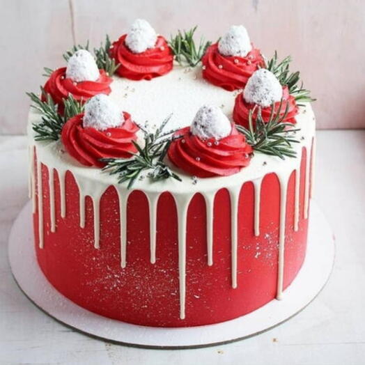 Торт новогодний
