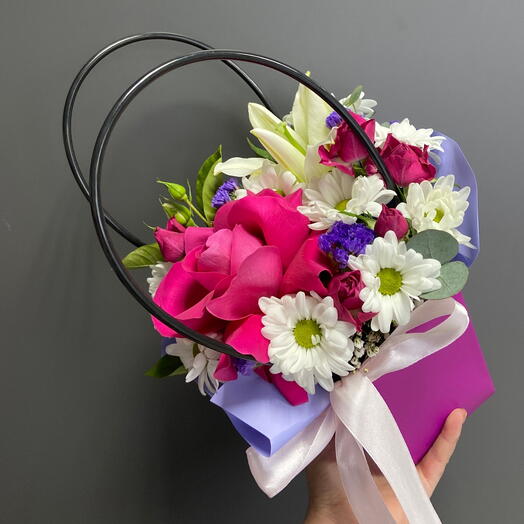 Сумочка с французской розой