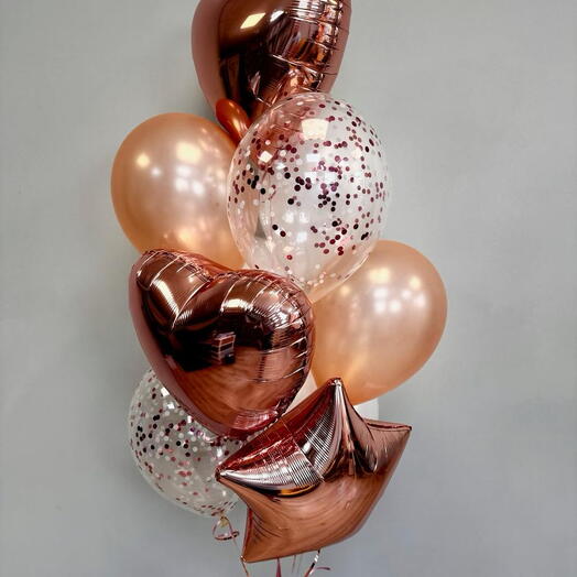 Композиция из воздушных шаров "Для девушки" 126