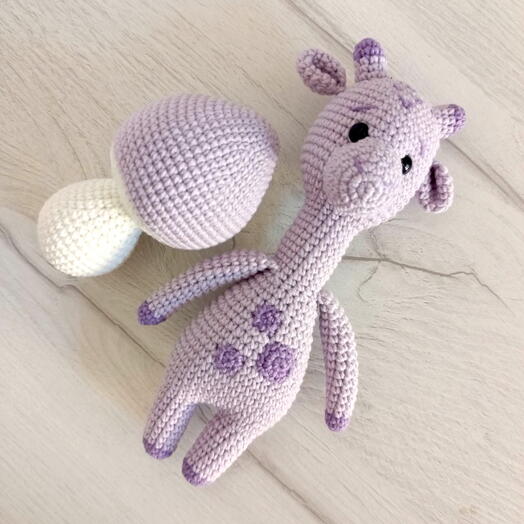 Игрушка Жирафик и гриб-погремушка