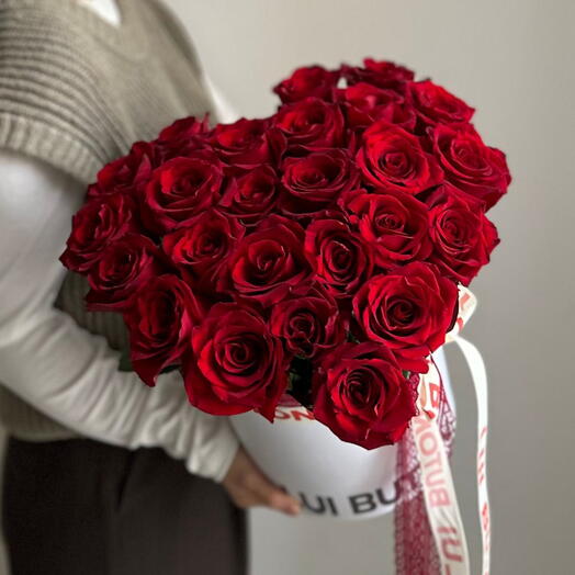 Композиция "Красное серддце"