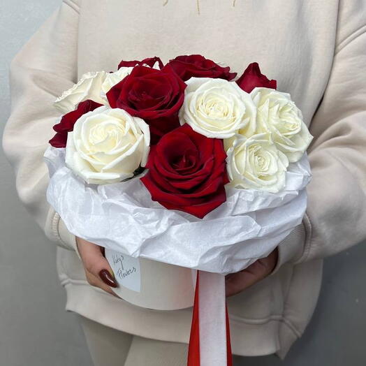 Бокс с классическими розами🌹