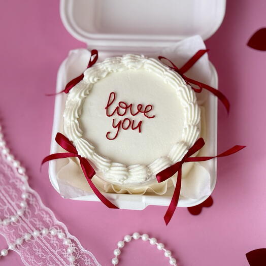 Бенто Love you с бантиками
