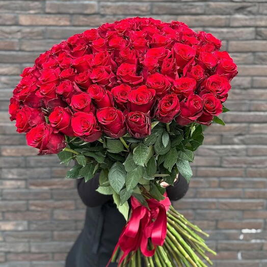 Голландские розы 80 см -101