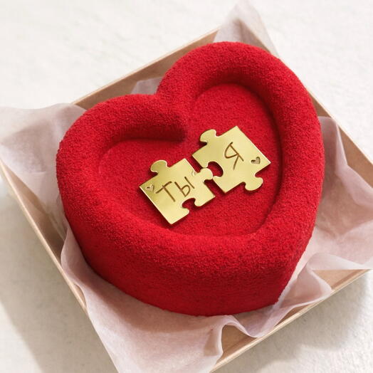 Муссовый бенто-торт «Ты+я»