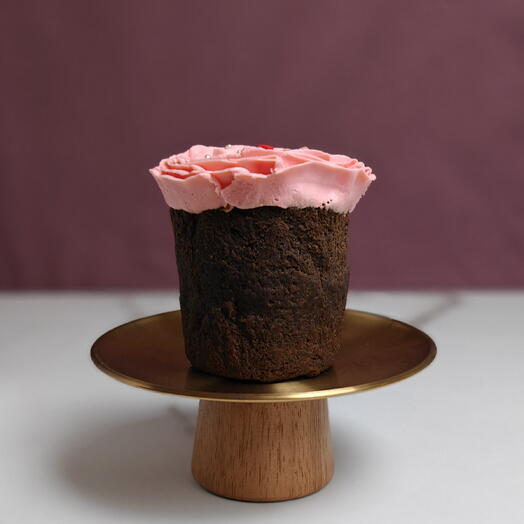 Торт «Роза в горшочке» маме, подруге, сестре