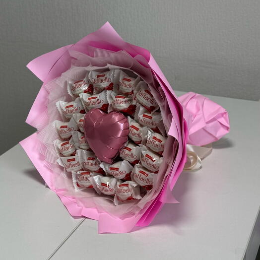 Букет: «Малиновый закат»