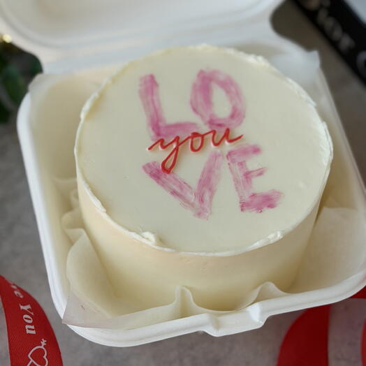 Бенто-торт love you