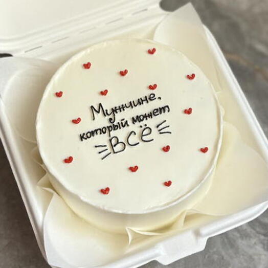 Бенто торт «мужчине, который может всё»