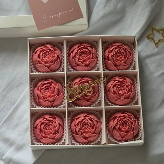 Шоколадные пионы 8 марта