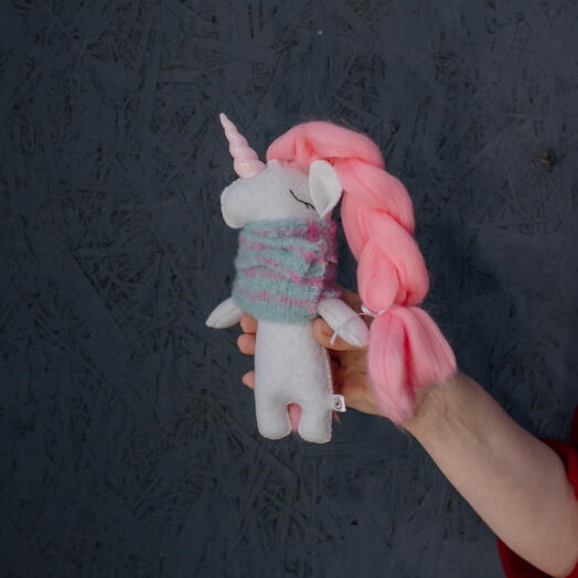 Игрушка ручной работы Единорожка