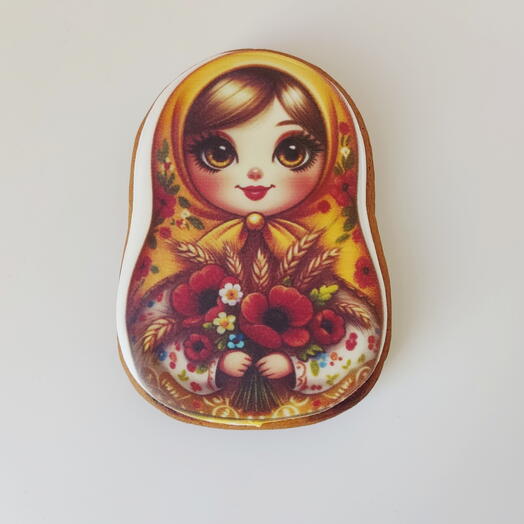 Пряник «Пасхальная матрёшка» для пасхальной корзинки и в подарок