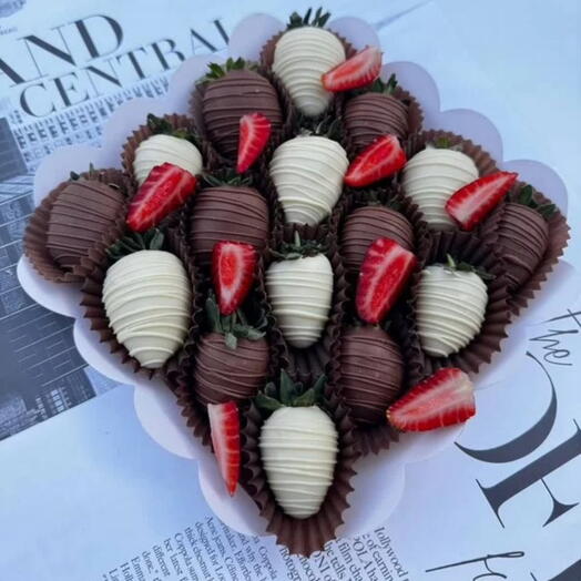 Черно- белый набор для неё 16шт. 🍓