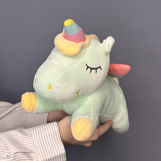 Игрушка Единорог средний мятный