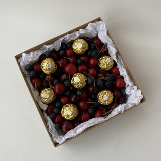 «Балую»💛🍒🫐
Ferrero Rocher / Черешня / Голубика