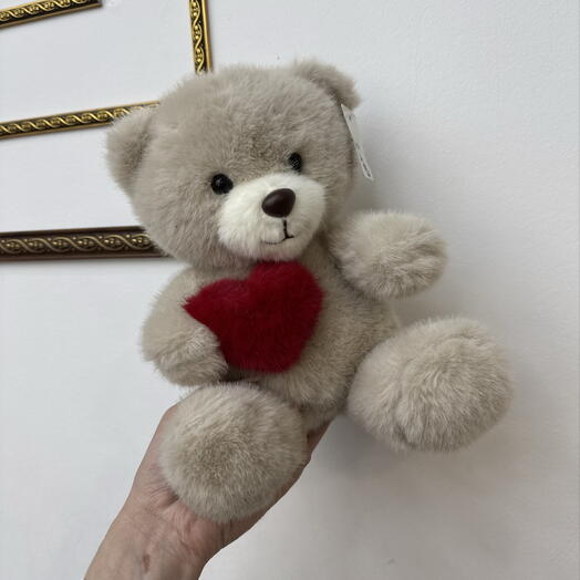 Мишка плюшевый с сердцем♥️