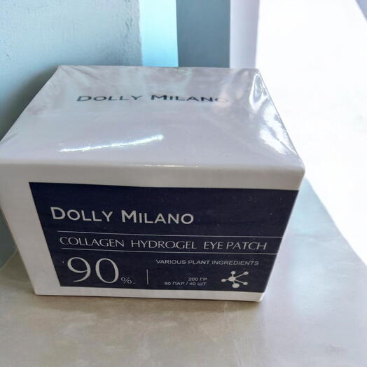 Гидрогелевые патчи для глаз марки Dolly Milano с коллагеном