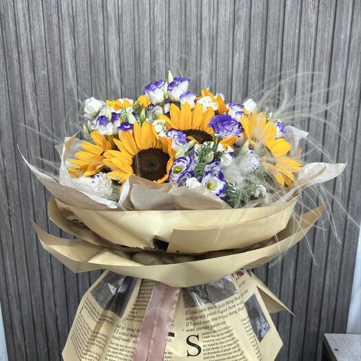 Букет подсолнух 🌻 🌻