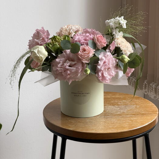 Летняя композиция в коробочке🌸
