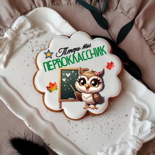 Пряник первокласснику на 1 сентября