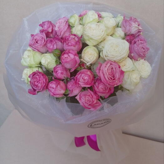 10 Spray Roses mix bouquet