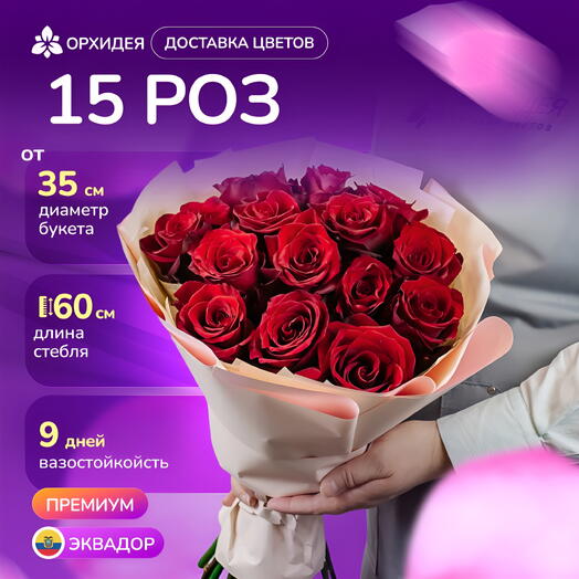 15 роз Эксплорер