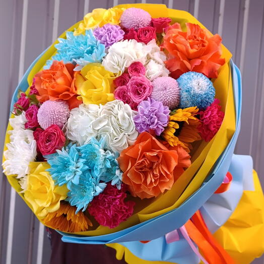 Дофаминовый микс с подсолнухами для настроения️🎉💝