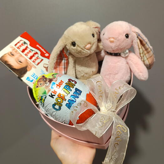 Сладкий бокс KINDER "Зайки"