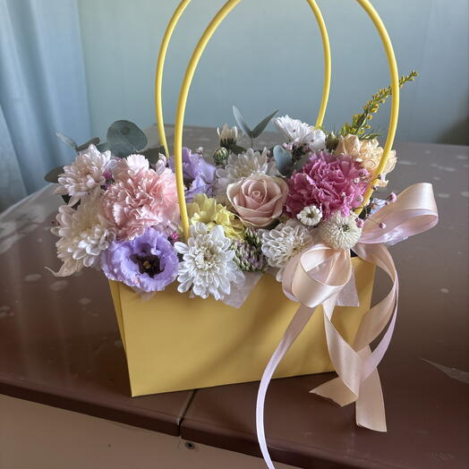 Яркая Композиция из эустомы/хризантемы/роз/диантуса💕💐