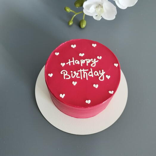 Бенто торт "heppy birthday" 🤍🤍🤍