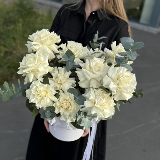 Композиция Моя любовь с французскими розами