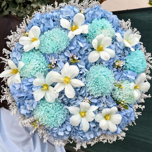 Vip blue flowers