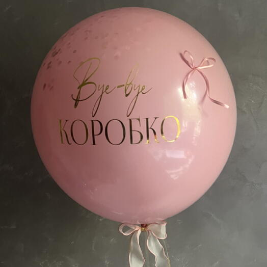 Шары на девичник , внутри шар с новой фамилией